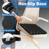 nowcamp (36 Portable Inflatable Seat Cushion, Airplane Travel Cushion Kit with Storage Pouch, Eye Mask & Earplugs, Fits