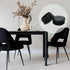1-1/2" (38mm) 12 EASYEAH Plastic Hole Plugs Black -Round Chair Leg Caps, Flush Mount Pipe Plugs, Tubing End Caps