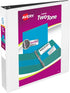 Avery Two-Tone Durable View 3 Ring Binder, 1.5 Inch Slant Rings, White/Black