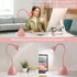 360 EJIAXIN Gooseneck Desk Lamp LED Flexible Reading Light Small Desk Lamps for Small Spaces Home Office Bedroom