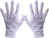 12 Pairs White Cotton Gloves, Soft Cloth Dust Gloves for Men Women, Art Crafting Handling, Eczema, BBQ, X-Large