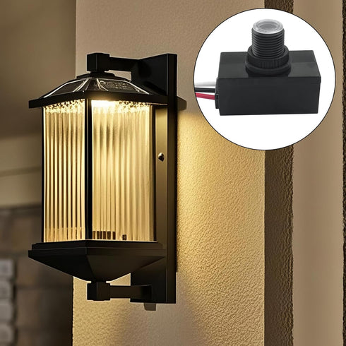 LifCratms 1 Pack 120-277V Dusk to Dawn Sensor for Outdoor Lighting, Photocell Light Sensor, Photoelectric Switch
