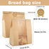 100 Bags.(13.7x8.2x3.7 in),Packagingand Bakers.Package 120 Pcs Bread Bags for Homemade Bread With Window Sourdough