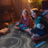 QDJGSDDGM Floor,36"x48" Gaming Chair Mat for Carpet Hardwood Tile Gaming Rug for Gaming Room, Under Desk Non Slip Gamer
