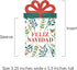 Set 8 Big Dot of Happiness Feliz Navidad - Holiday and Spanish Christmas Party Money and Gift Card Sleeves - Nifty