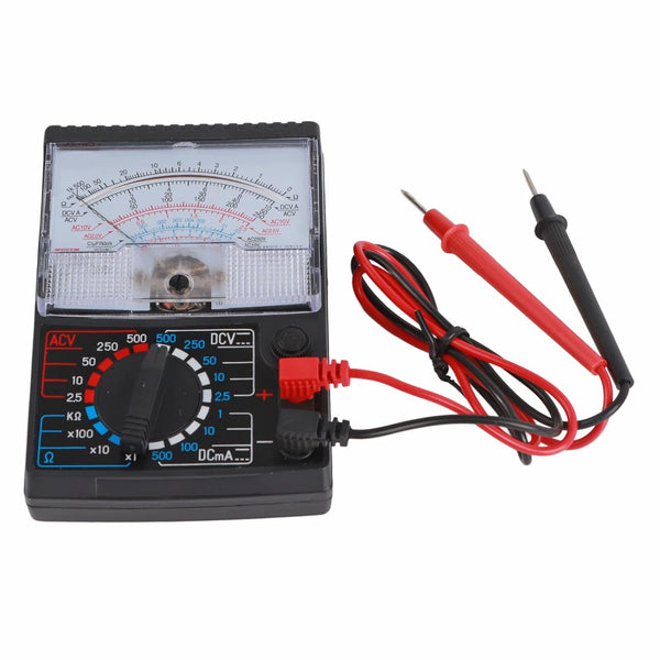 Analog Multimeter, 18 Gears 21 Range Pointer AC DC Voltage Resistance Testing Instrument