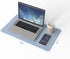 RENMTURE PU Mouse Pad, Faux Leather Large Desk Pad - Non-Slip Waterproof Gaming Pad Desk Blotter (Blue)