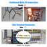 Glarks 100pcs Fully Insulated Female/Male Spade Nylon Heat Shrink Waterproof Quick Disconnect Electrical Crimp