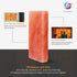 8"x4"x1" Pack 4 2.5 lbs Himalayan Pink Salt Tiles & Bricks - for Spa, Sauna, of Salt Bricks for Salt Wall, Salt Blocks