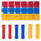 150 Pcs Electrical Butt Connectors Kit, Assorted Insulated Electrical Straight Wire Terminal Connectors