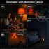 E12 Bulbs 1600K Bulbs, 5W (4 Packs) Amber Sleep Light with Remote Control, Candelabra Blue Light Blocking Light