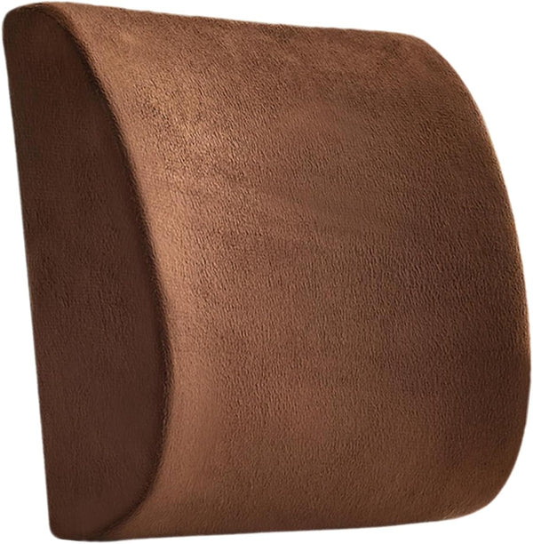 Generic Lumbar Cushion - Orthopedic Memory Foam Back Pillow, Ergonomic Seat Support |