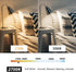 FUTIME 6Pack B11 E12 Bulbs, 5W 40 Bulbs,Warm 2700K Dimmable Bulb 450LM Bulb LED Candelabra Equal watt Edison Light