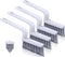 Grout Brush Cleaning, Hard Bristle Grout Cleaner for Tile Floors, 4 Pieces Bathroom Cleaning Brushes for Shower Tile