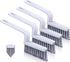 Grout Brush Cleaning, Hard Bristle Grout Cleaner for Tile Floors, 4 Pieces Bathroom Cleaning Brushes for Shower Tile
