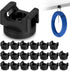 20 Pcs Magnetic Zip Tie Mount Base, Black Magnetic Cable Clip, Multipurpose