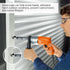 Worldity 50 Set 3 Inch M5 Shutter Screws with Caps, Pan Head Shutter Fasteners, Stainless Steel Shutters for Windows