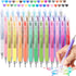 ArvezVoy 36Pcs Colored Erasable Gel Pens, Click Fine Point 0.7 mm, Quick-Drying, Make