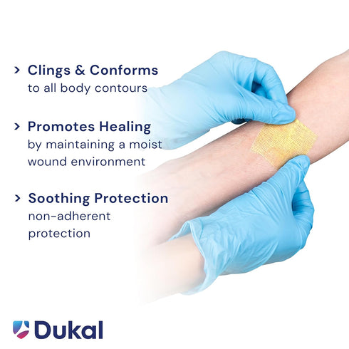 Dukal 214 Xeroform Petrolatum Gauze, Sterile, 2" W x 2" L, 25 Count (Pack of 1)