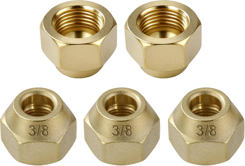 A.I.FORCE Premium Brass Flare Nut Set - SAE 45 Flare Tube Fittings for