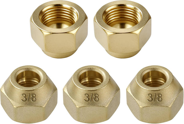 A.I.FORCE Premium Brass Flare Nut Set - SAE 45 Flare Tube Fittings for