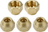 A.I.FORCE Premium Brass Flare Nut Set - SAE 45 Flare Tube Fittings for