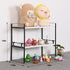 YGYQZ Wood Office Desk Shelf Organizer - Cute Dresser Top Storage Rack for Women, Men, and Kids