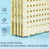 deli Blue Collapsible Magazine File Holder - 4 Vertical Compartment Binder Organizer for Desk Storage