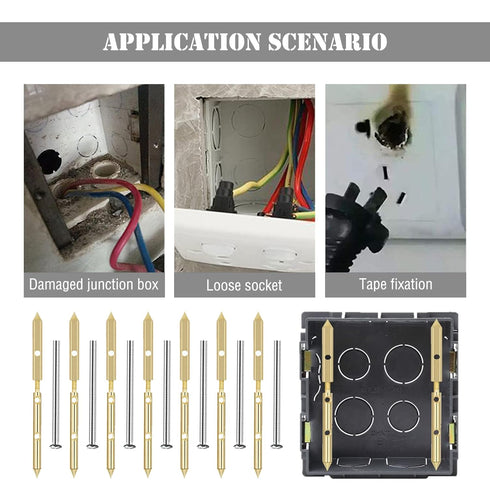 VideoPUP Wall Switch Box Repair Tool, Socket Cassette Repairer, 120 Type Bottom Box Screw Fixing