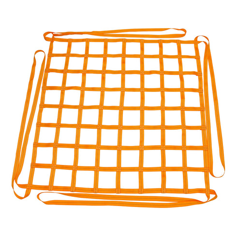 Safety Lifting Net Straps, Flat Nylon Sling for Hoisting Heavy Objects, 1.5x1.5m