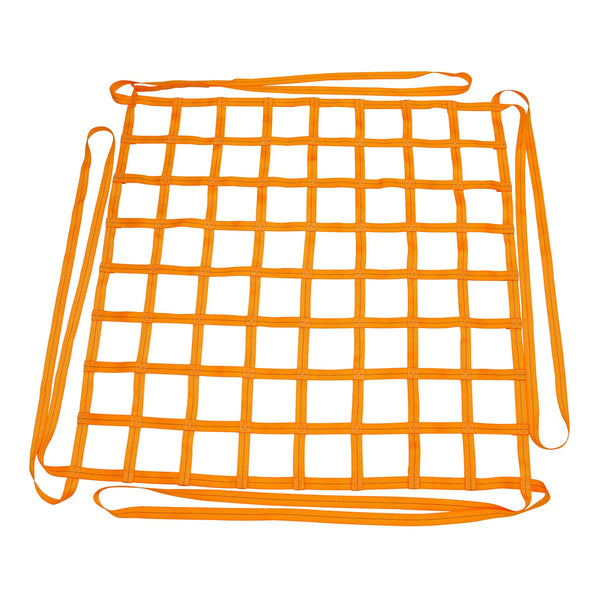 Safety Lifting Net Straps, Flat Nylon Sling for Hoisting Heavy Objects, 1.5x1.5m
