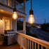 E26 6FT IP65 (Bulb Waterproof Pendant Light Socket, Industrial Power Cord, Rated Hanging Light Kit for Garage
