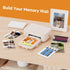 4x6" 54 1 CP4100/CP4000L/CP6000 Printer,4 HPRT Photo Paper Sheets & Ink Cartridges Refill, For HPRT Pass Dye
