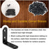 24Pcs 40x40mm 90 Black L Bracket Corner Braces Stainless Steel Small Shelf Bracket for Wood, Shelves, Wall Hanging