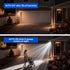 Ottymer 600LM 6000K (2 Packs) Battery Operated Outdoor Motion Sensor Light, Waterproof Wide-Angle Detection Auto On/Off