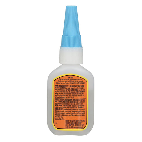 Gorilla Super Glue XL, Clear, 25 Gram, Pack of 2