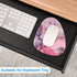Rimilak Small Mouse Pad 6 x 7 Inch, Irregular Mini Mouse Pad with Non-Slip Rubber Base, Waterproof Compact Mouse Mat