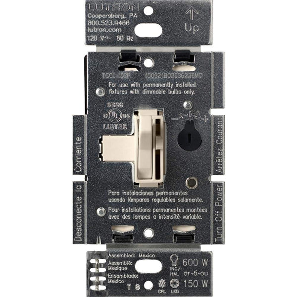 Lutron Ariadni/Toggler LED+ Dimmer Light Switch for Dimmable LED, Halogen and Incandescent