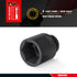 Teng Tools 24MM 1/2 Inch Drive Short Reach Stubby Chrome Molybdenum Impact Socket, Low Profile Mechanic Tool
