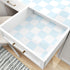 17.5"x314" Countertops Blue and White Checkered Wallpaper Pee SND Stick Self Adhesive Plaid Contact Paper Gingham