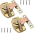 4 Pieces Metal Dining Table Locks, Buckles Latches Connectors Hardware Accessories