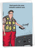 NobleWorks - Hilarious Father's Day Card with Envelope, Funny Dad Notecard Humor, Remote Control Vest C6800FDG