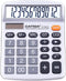 CATIGA 12 Digits Desktop Calculator with Large LCD Display, Dual Solar Power and Battery for Office and Home