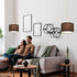 2 Pack 15Ft Plug in Pendant Light, Hanging Light with Clear Cord, On/Off Switch, Black Fabric Lamp Shade, Hanging Light
