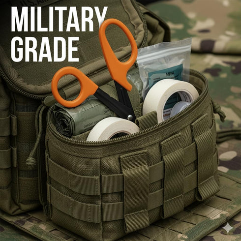 The Mercenary Company ArmorMason - EMT Trauma Shears For Nurses - Medical Bandage Scissors With Stainless Steel Blades
