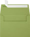 LUXPaper A6 Invitation Envelopes, Peel & Press, 4 3/4" x 6 1/2", Avocado Green, 70lb. Text, 50 Qty