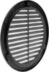 Vent Systems 6'' Inch Black Soffit Vent Cover, Pack of 5 Round Air Vent Louver with Built-in Insect Screen