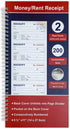 IWIZPRINT Money and Rent Receipt Book 2-Part Carbonless 5-1/2" x 11" Spiral Bound