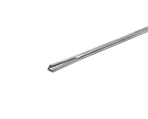 789-136 Hayman Style Micro Lab Spatula with V-Spoon/Bend-Tapered Ends, Length: 6.5", Stainless Steel