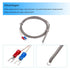 MECCANIXITY K Type Thermocouple Temperature Sensor PT100 4mm Ring Probe 6.6ft Wire, 0 to 600°C (32 to 1112°F)
